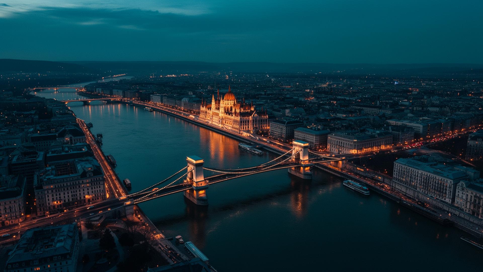 Danube at blue hour